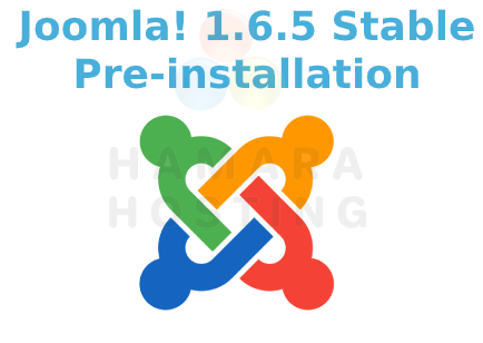 Joomla! 1.6.5 Stable – Pre-installation